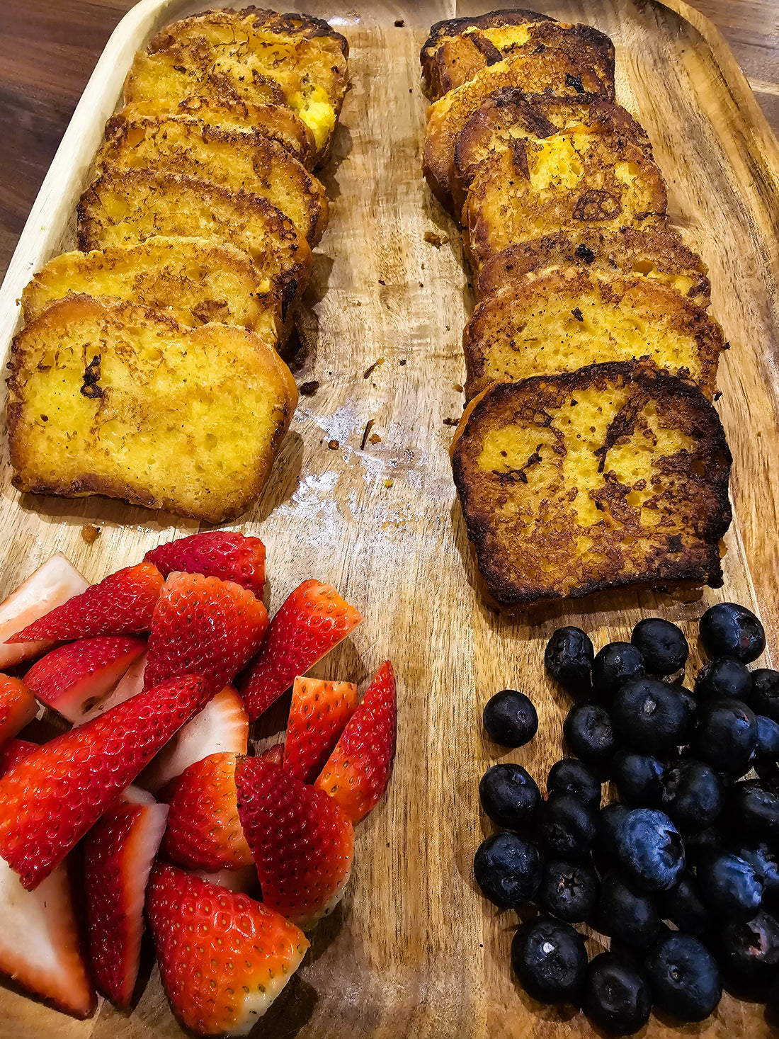 Lemon French Toast with a Berry Compote